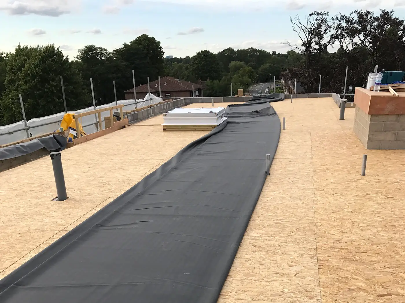 Flat and rubber roofing by Broomhill Roofing, photo 3
