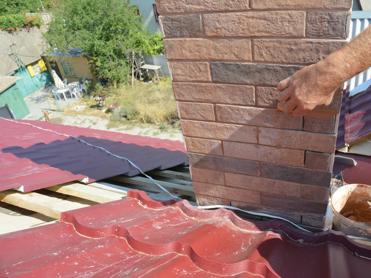 Chimney Repairs work by Broomhill Roofing